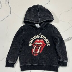 The Rolling Stones Kids Hoodie - Black and Red size 4T